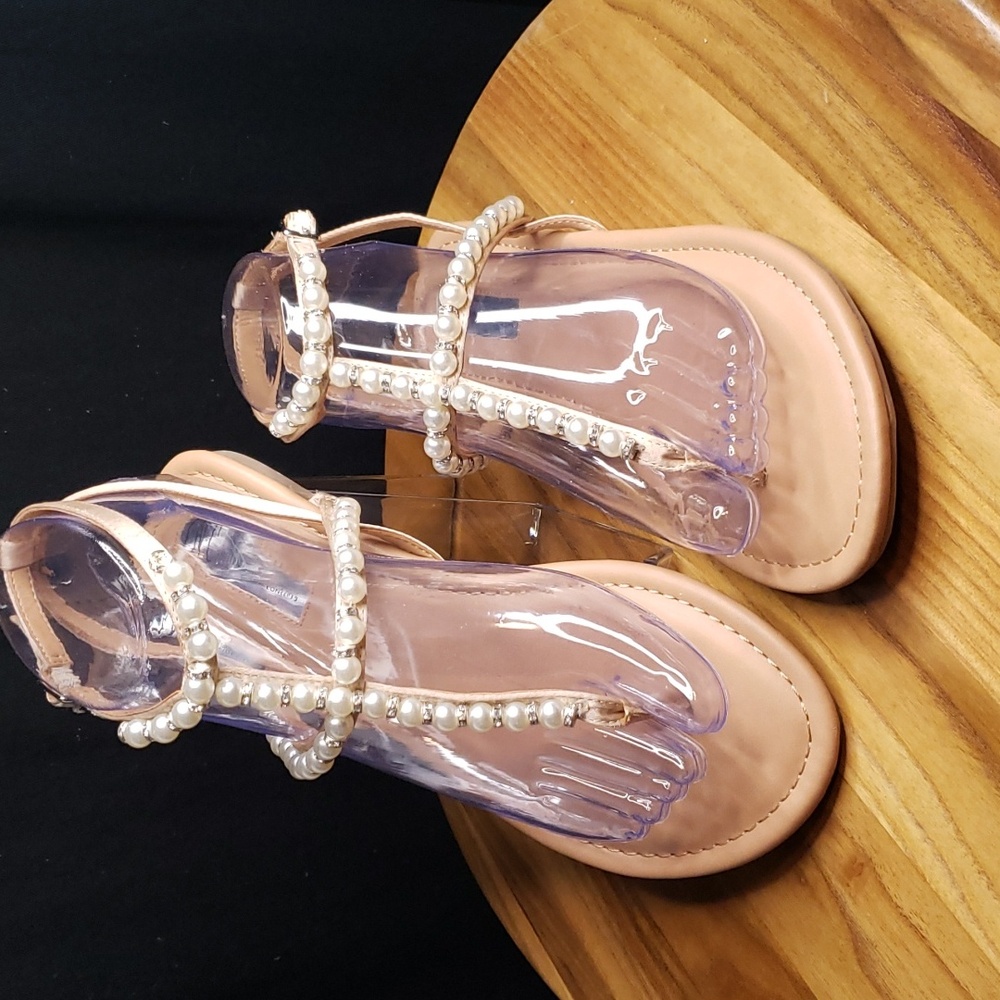 INC International Concepts 'Madigane' Pearly Sandals - Women's size 7